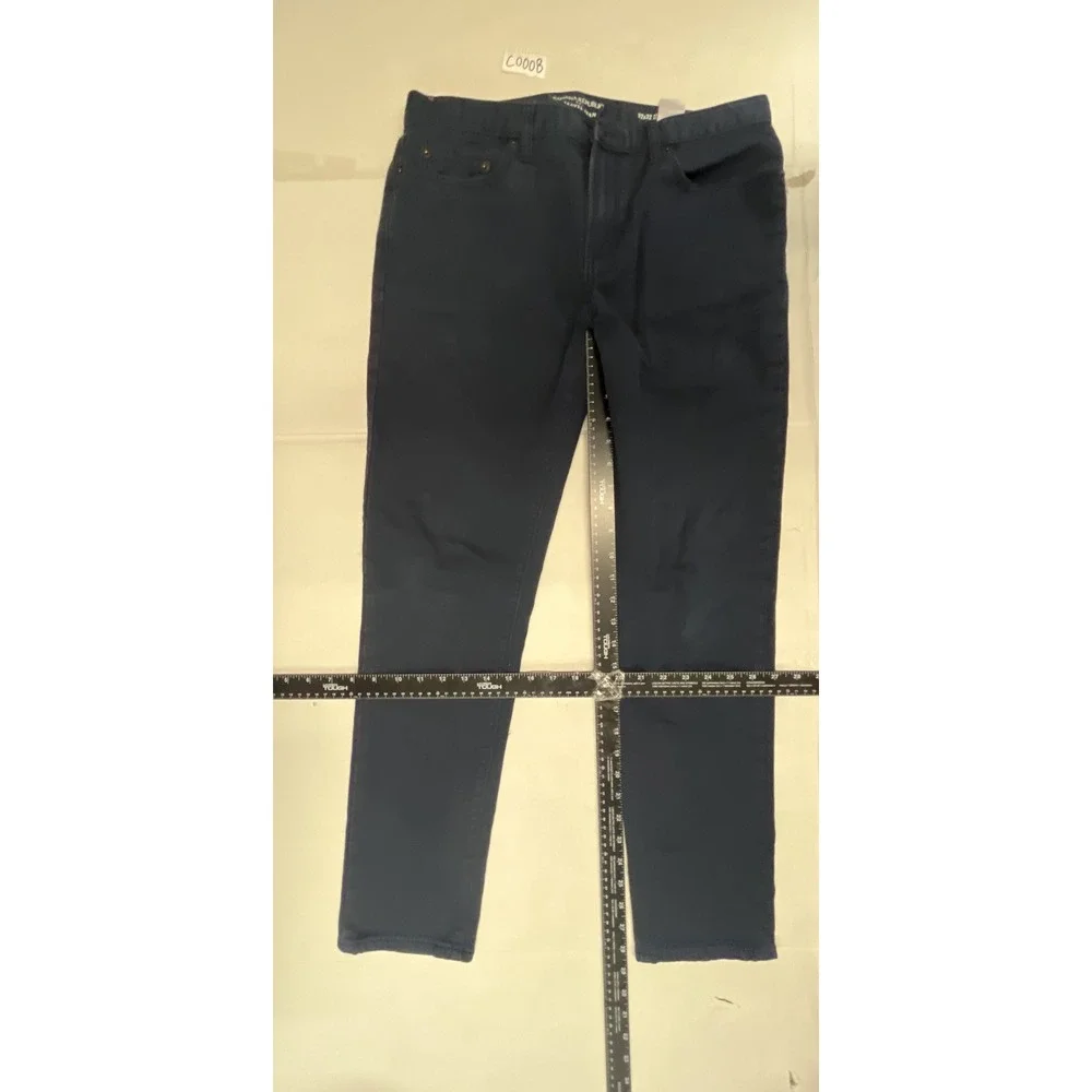 Banana Republic Mens Travel Jean Athletic Fit Navy Blue Pants 32x32‎ Stretch